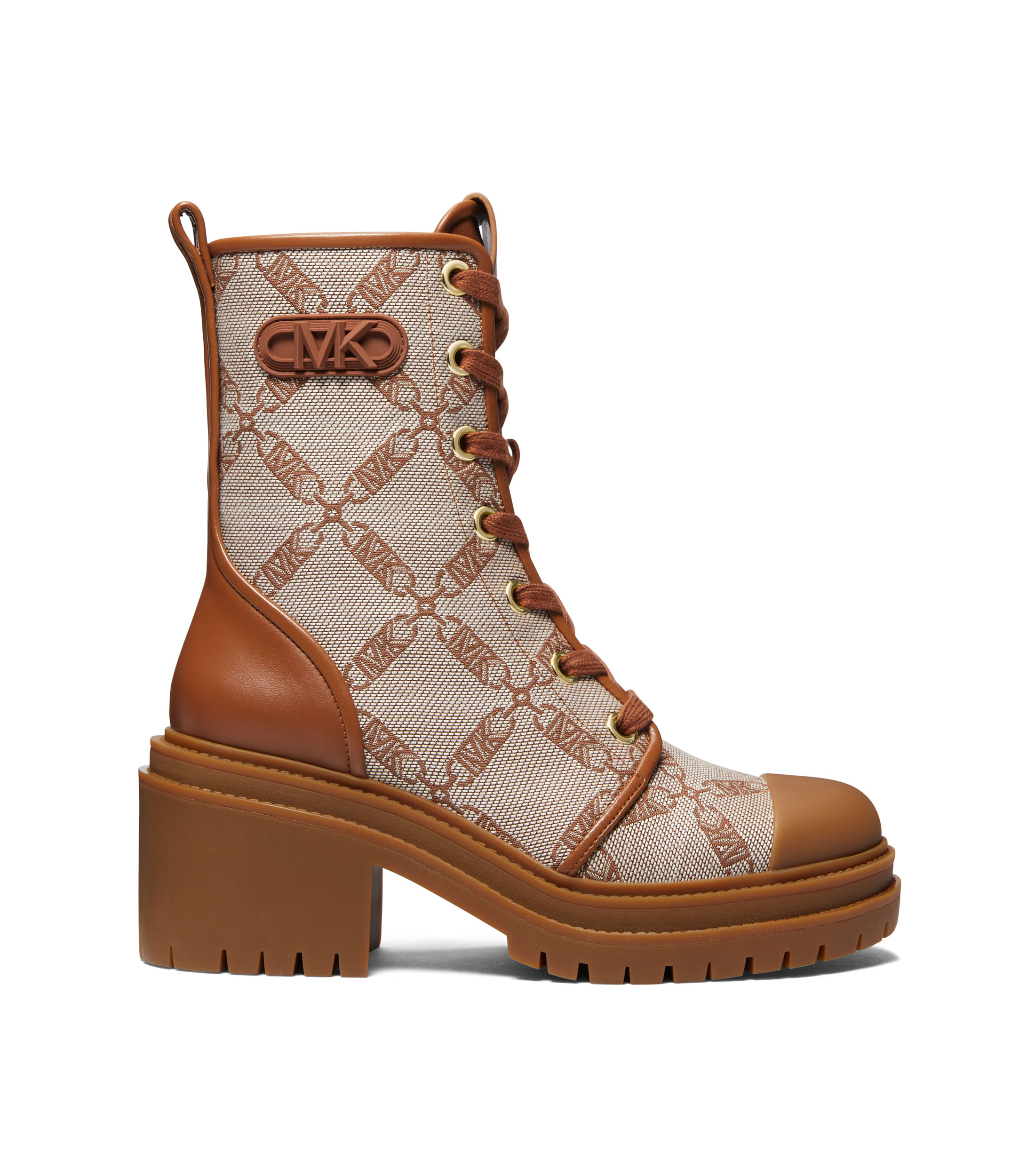 Michael Kors Botines Hanley Bootie con tac n de media luna monogram Mujer El Palacio de Hierro